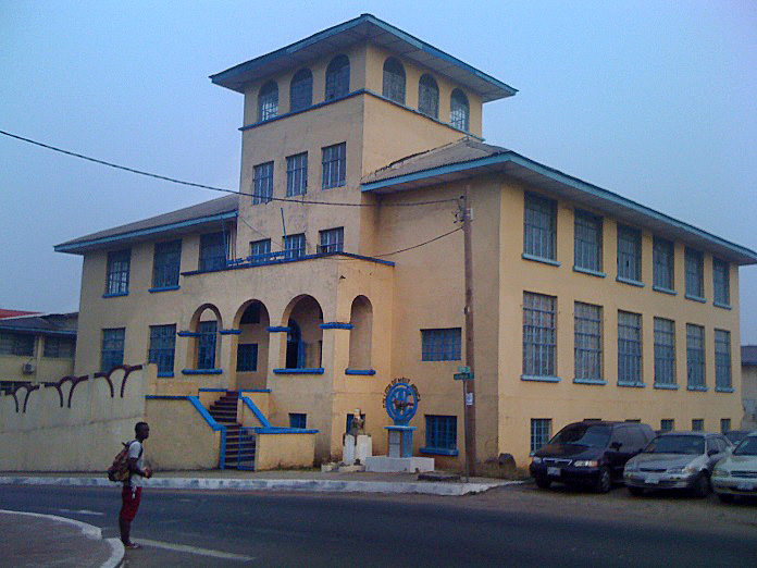The College of West Africa building will be the site of the new graduate school of theology at United Methodist University in Liberia.  Photo by Julu Swen, UMNS
