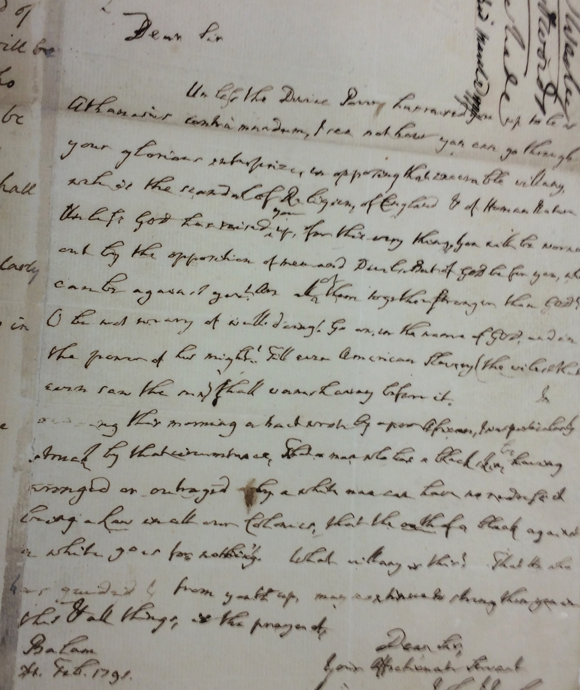 The United Methodist Commission on Archives and History shares its vaults with Drew University, which has John Wesley’s last letter as part of its collection. Photo by Fran Walsh, United Methodist Communications
