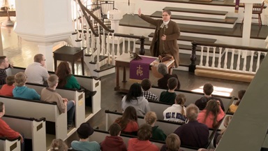 세인트조오지 연합감리교회는 1769년부터 감리교인들의 예배 처소로 사용된 역사적인 교회로 연합감리교인이라면 반드시 방문해야 할 장소 중 한 곳입니다. 사진 제공, 연합감리교 공보부.