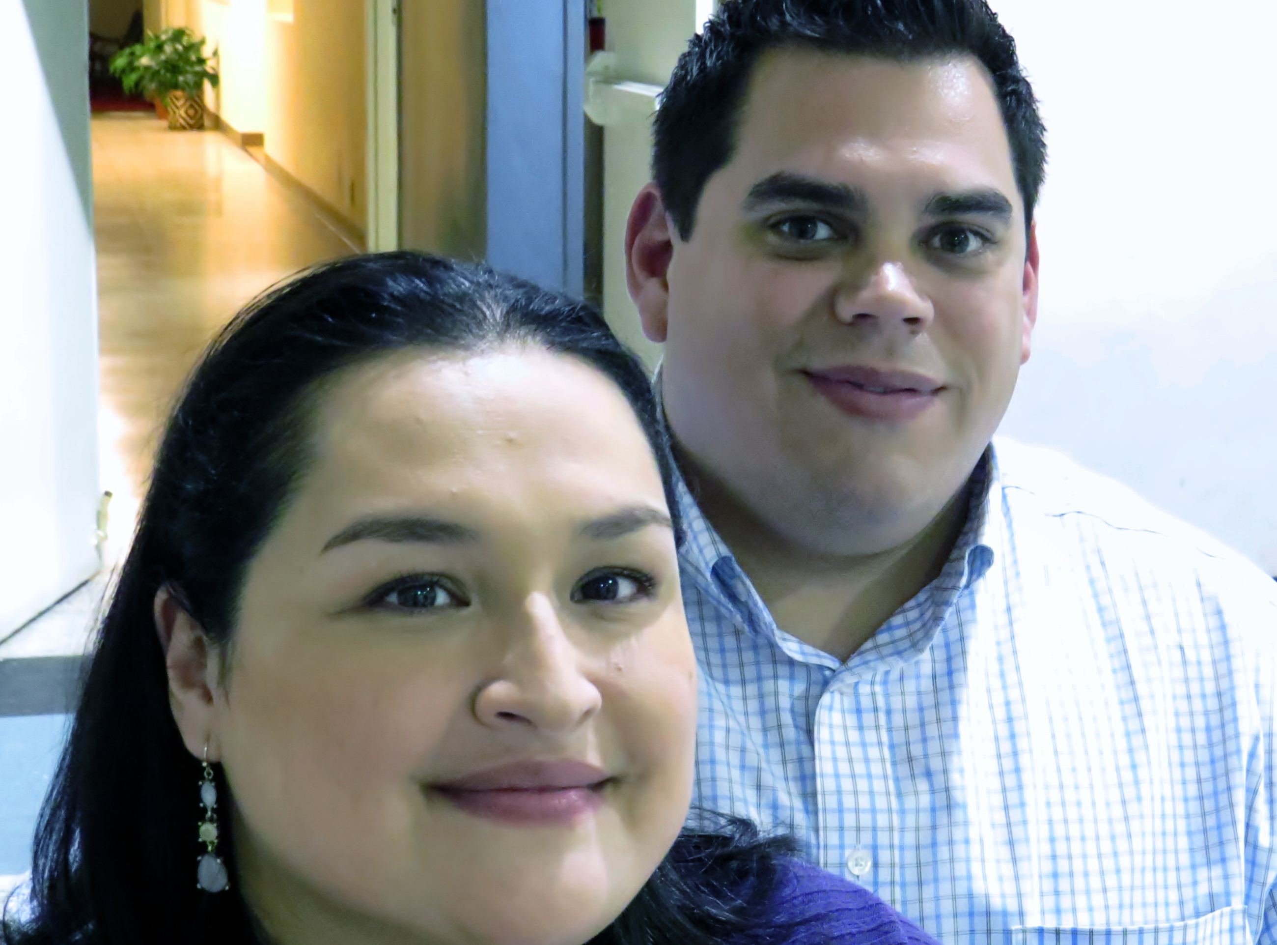 Abby and Brian Gutierrez are a married couple and members at La Trinidad United Methodist Church in San Antonio, Texas. Ms. Gutierrez also is coordinator for the immigration legal clinic offered by the local Justice for Our Neighbors office, a United Methodist outreach to immigrants. Photo by Sam Hodges, UMNS.