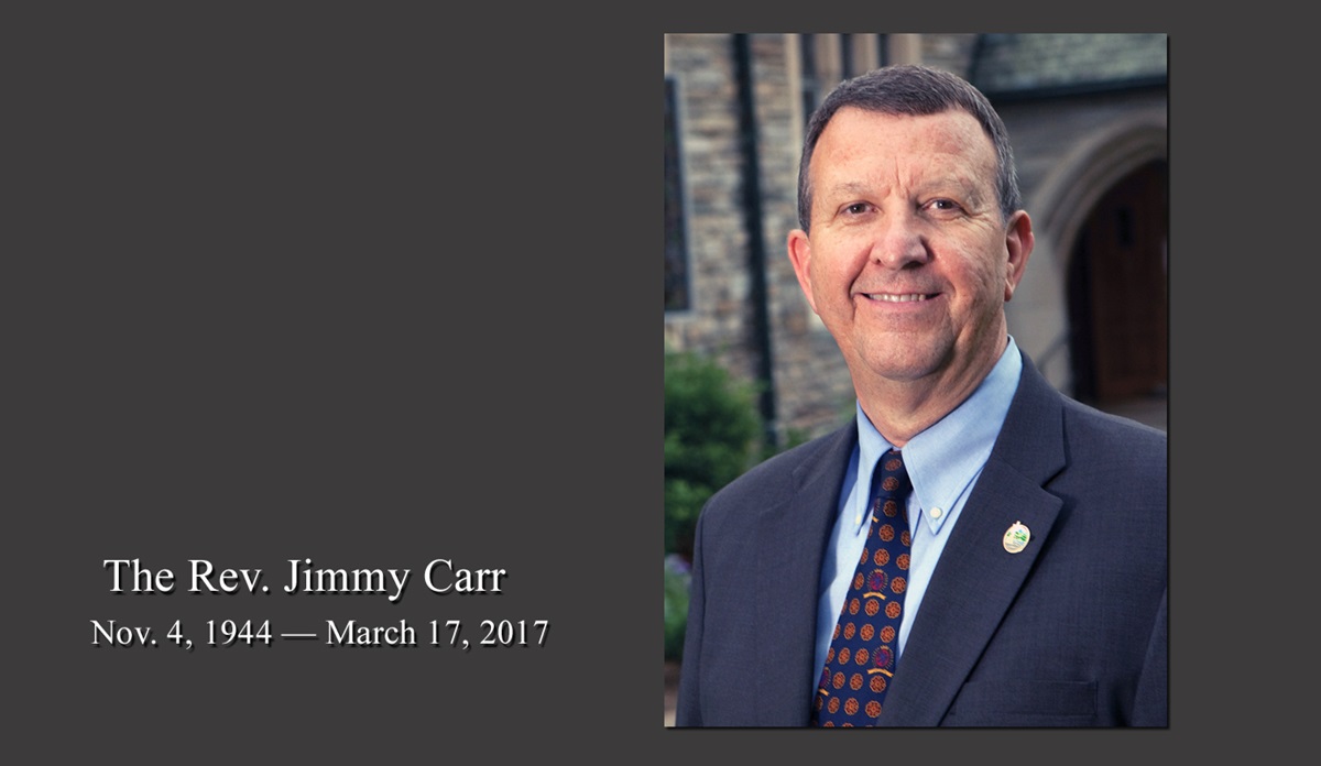 The Rev. Jimmy Carr was instrumental in creating the Order of Deacons. He also helped Lake Junaluska Conference and Retreat Center better connect with its community. Photo courtesy of Lake Junaluska Conference and Retreat Center.