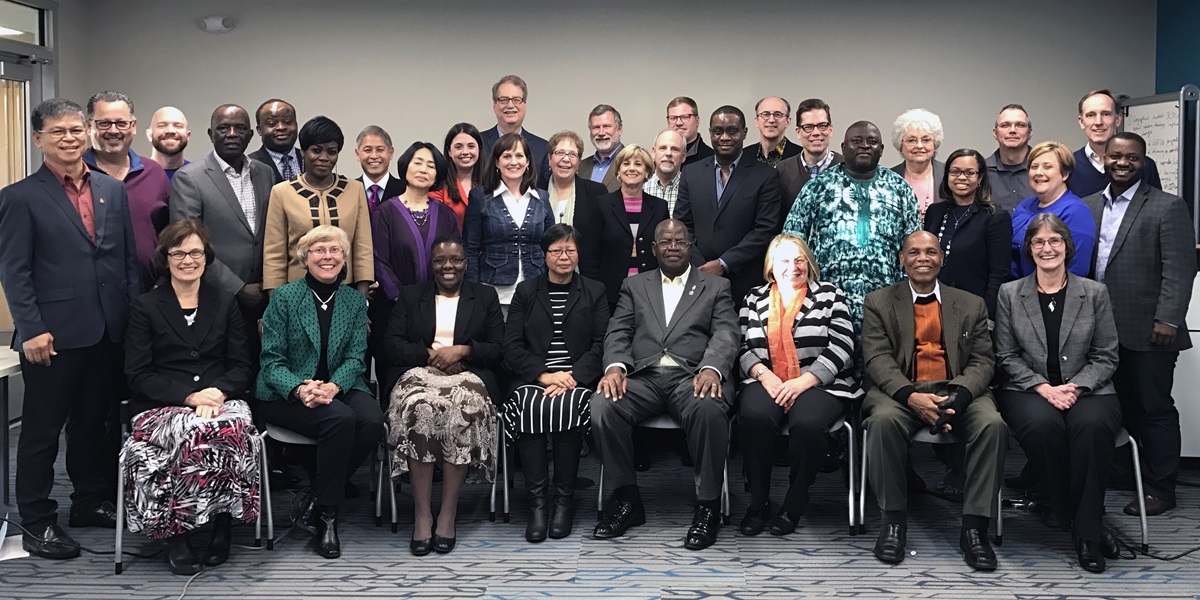 Members of the Commission on a Way Forward are pictured during their first meeting held in January 2017. Photo courtesy of commission.