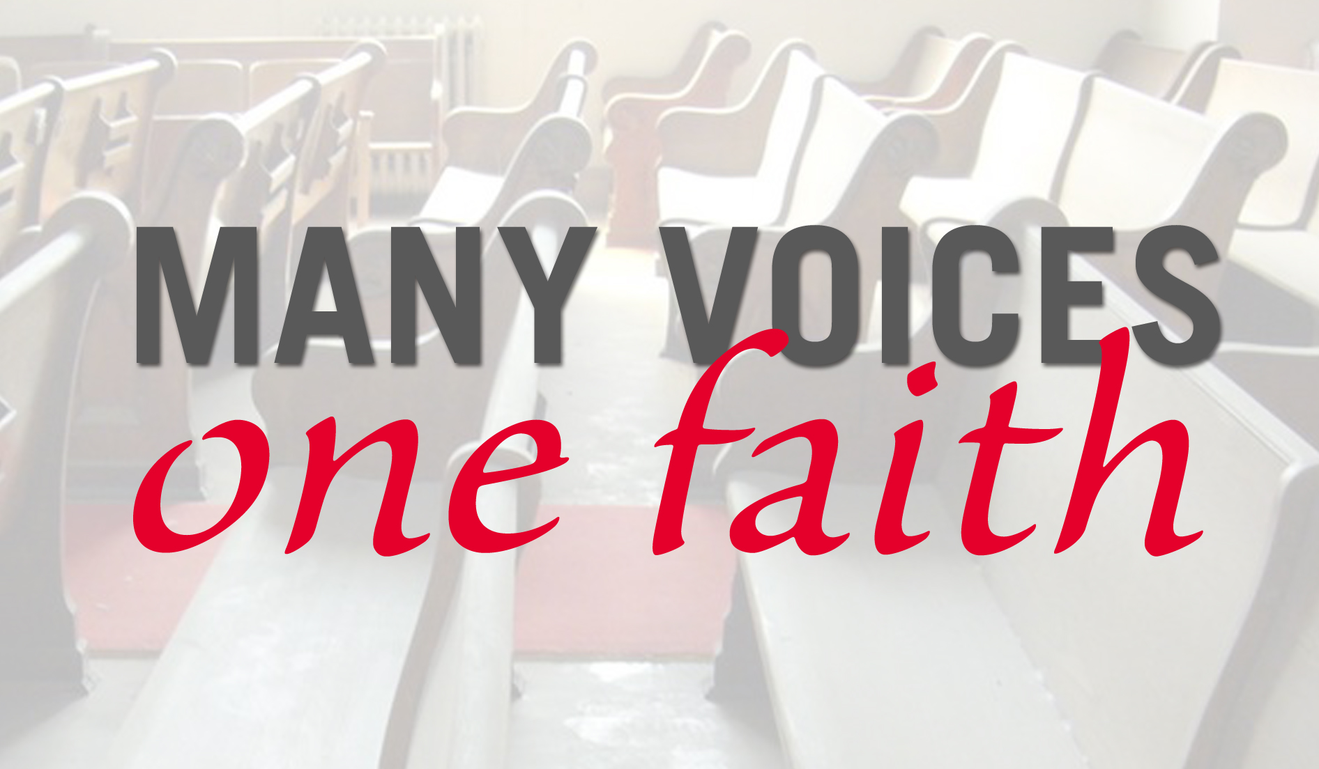 ‘다양한 목소리, 한 믿음(Many Voices, One Faith)’은 연합감리교회 내 관심 있는 주제에 관한 신학적 관점을 공유하고, 오늘날 연합감리교인이 된다는 것이 무엇을 의미하는지 이해를 돕기 위한 포럼이다. 
