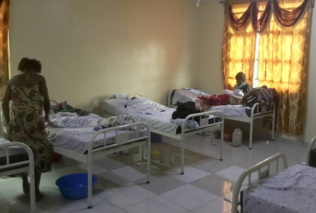 Interior of the new maternity ward at the Irambo Clinic. The clinic which opened on Nov. 13, 2017, expects to see 60 to 70 women per month.  Photo by Philippe Kituka Lononga, UMNS.