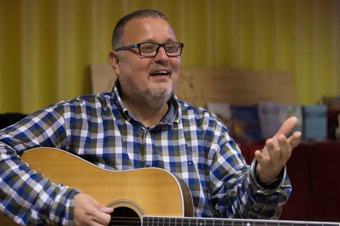 The Rev. Christhard Elle is pastor of the United Methodist church in Bremerhaven, Germany. Photo by Mike DuBose, UMNS.