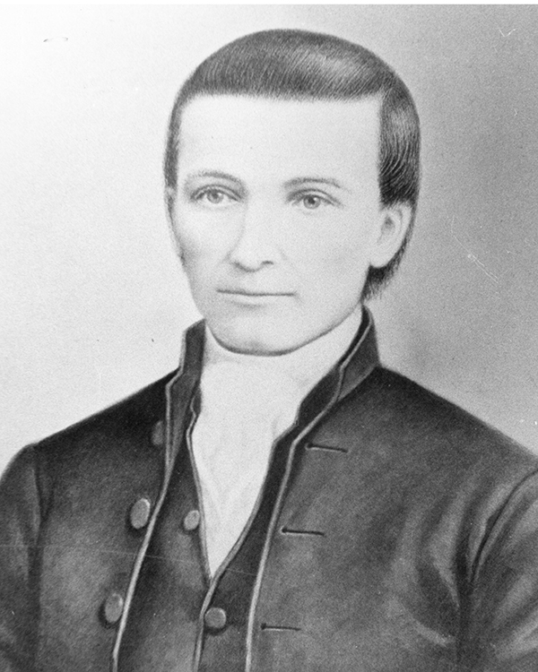 Jacob Albright, founder of what became the Evangelical Association. Portrait courtesy of the Archives and History.
