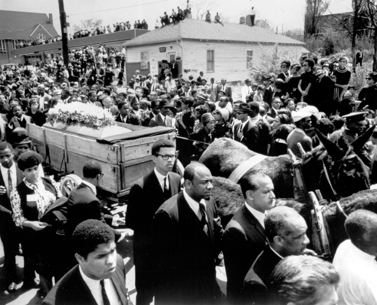 Funeral of the Rev. Martin Luther King Jr. Photo courtesy of Keystone Pictures USA / Alamy Stock Photo.          