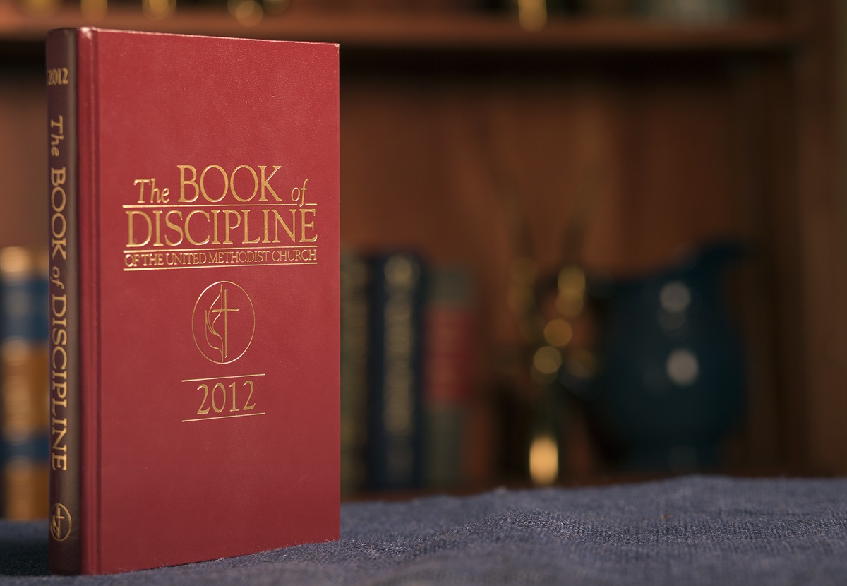 The Book of Discipline contains the rules that guide The United Methodist Church. Only General Conference can change the book, which is revised after each meeting of the conference. Photo by Mike DuBose, UMNS.