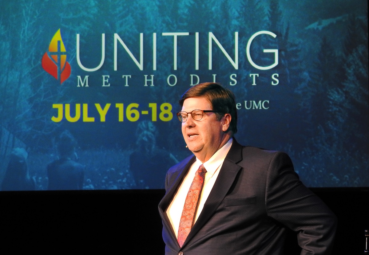 The Rev. Stan Copeland is pastor of Dallas' Lovers Lane United Methodist Church, which hosted the July 16-19, 2018, meeting of the Uniting Methodists. Photo by Sam Hodges, UMNS