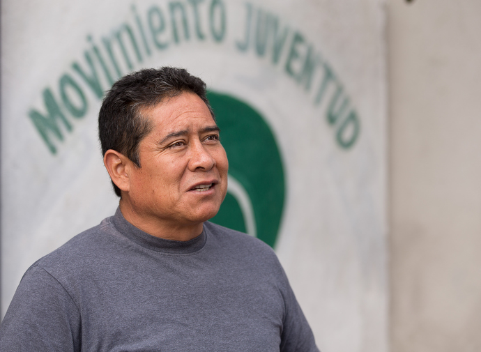 José María García Lara is director of the Movimiento Juventud 2000 shelter. Photo by Mike DuBose, UMNS.