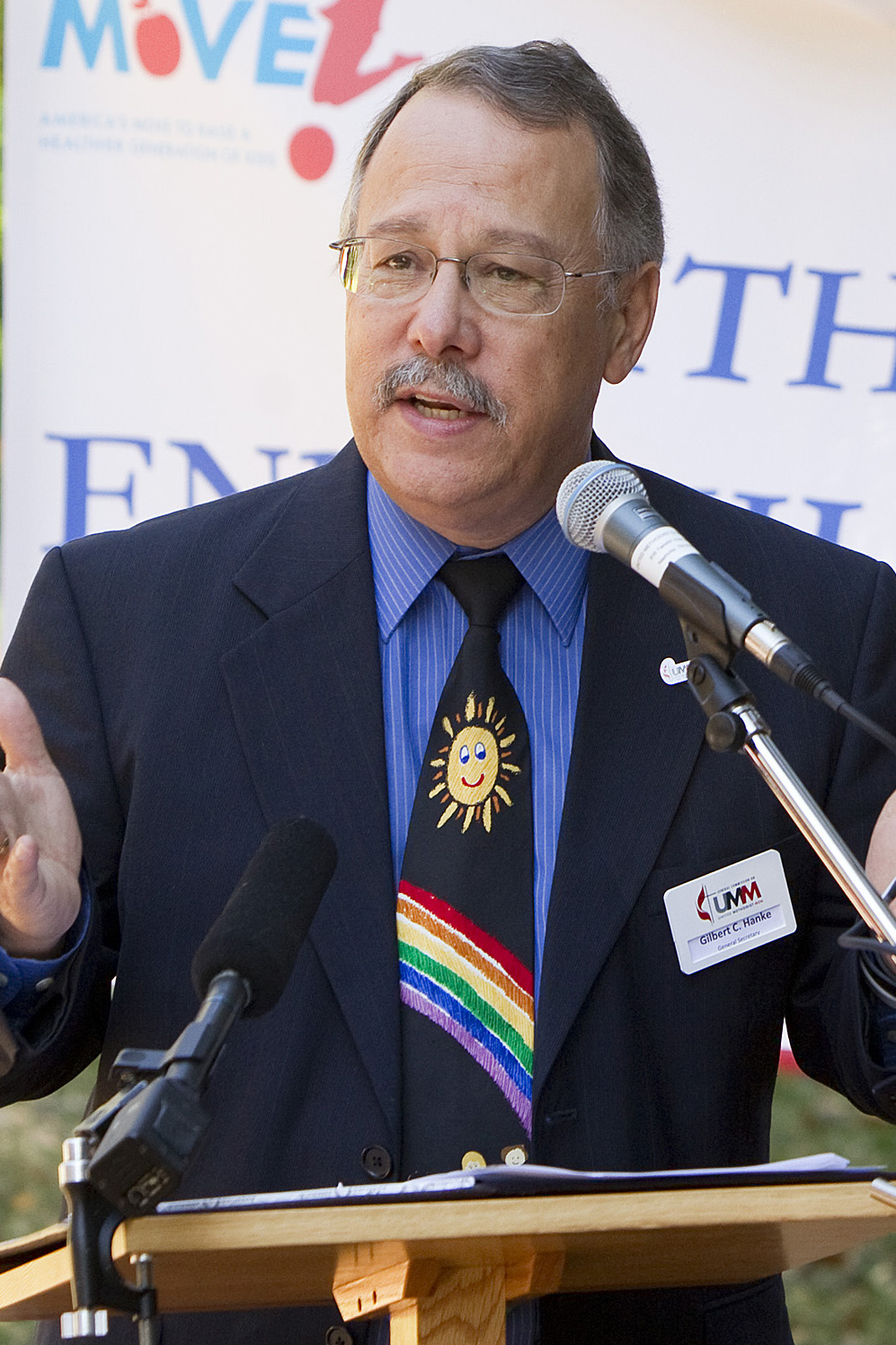 Gilbert Hanke, top staff executive of United Methodist Men. 2012 file photo by Mike DuBose, UMNS