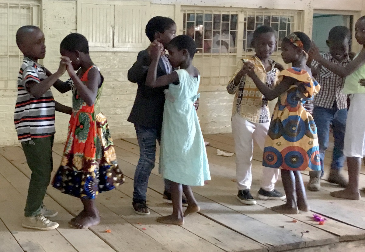 Children dance the Congolese rumba during the closing ceremony for a two-week United Methodist summer camp in Bukavu, Congo, intended to help strengthen their faith. Photo by Philippe Kituka Lolonga.