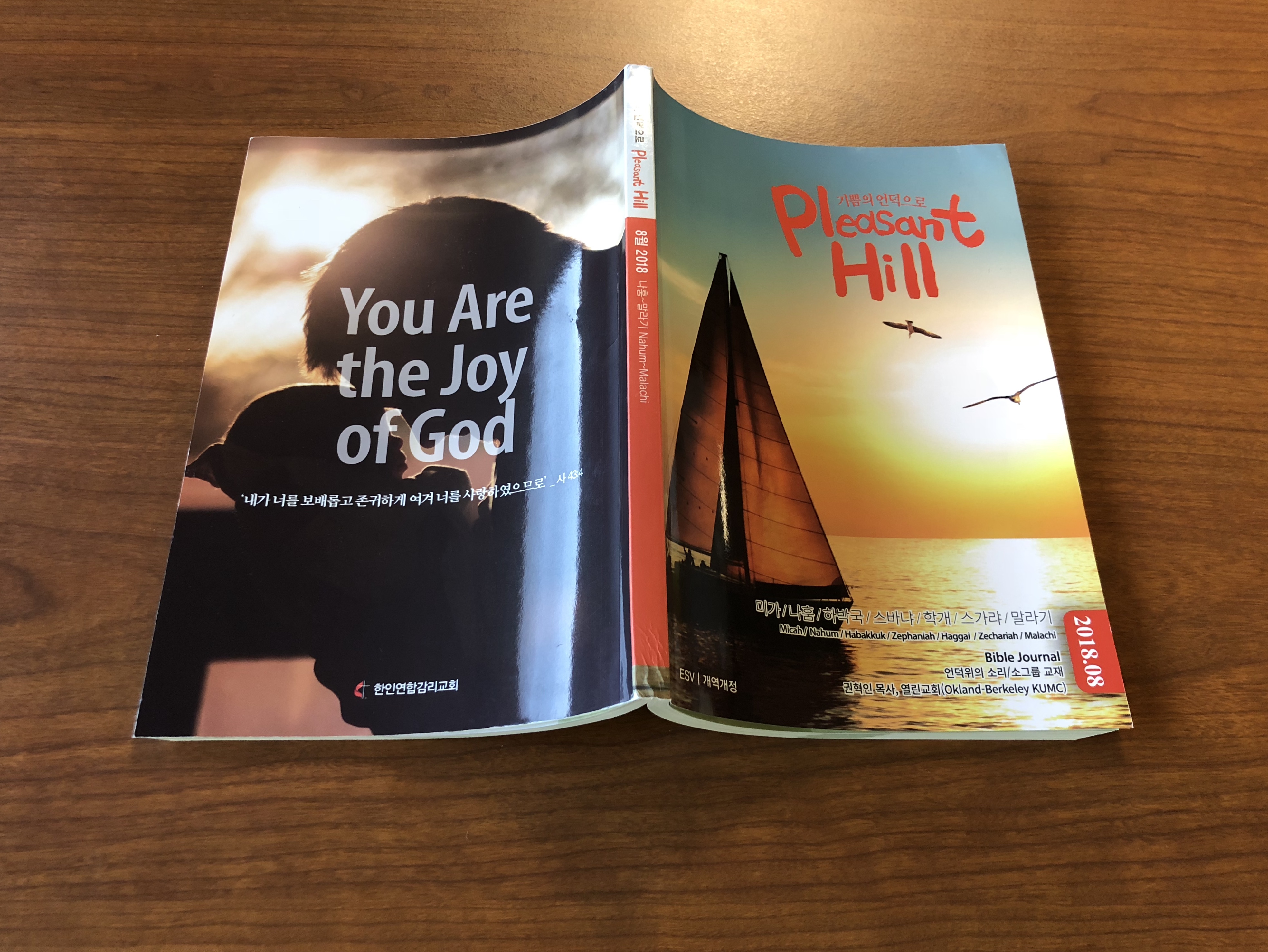 <기쁨의 언덕>은 한인연합감리교회의 월간 묵상집이다. 한영으로 출판 공급되고 있다. 