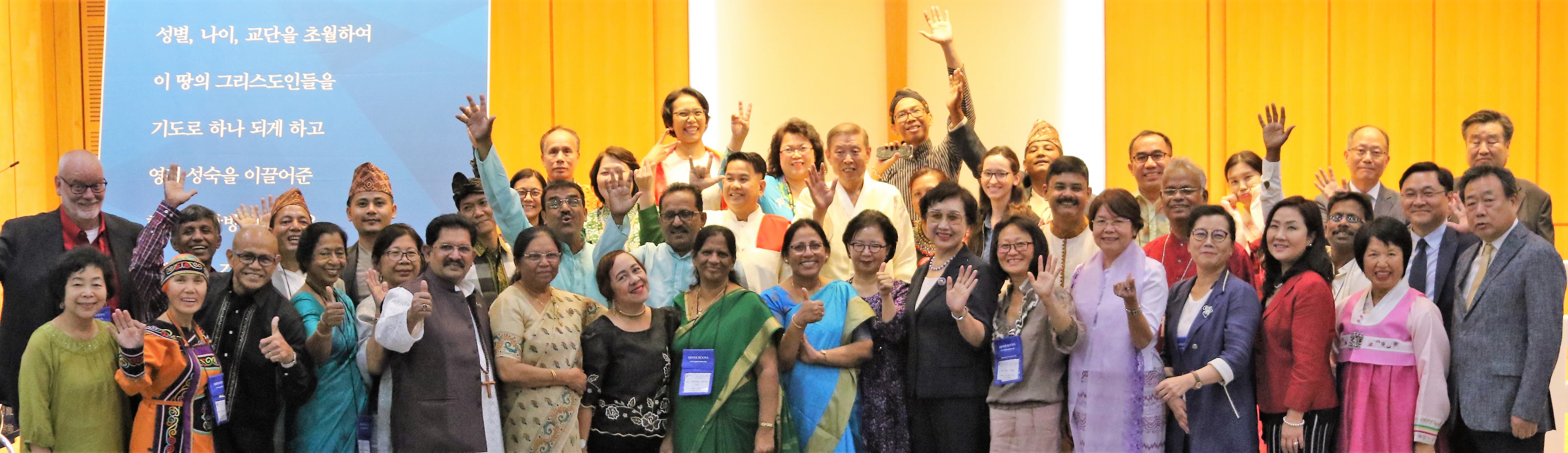 A gathering at the Asia Upper Room held in Seoul, South Korea, celebrated the 80th anniversary of the ministry and provided training for today’s devotional editors. Photo by Thomas Kim, UMNS.