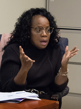 The Rev. Adrienne Zackery, pastor of Crossroads United Methodist Church in Compton, Calif., says expungement clinics have re-energized her church. Photo by Kathy L. Gilbert, UMNS.