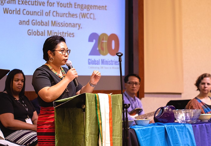 The church needs to be creative if it wants to engage young people as the future of mission, said Joy Eva Bohol, a United Methodist on the staff of the World Council of Churches. Photo by Jennifer Silver, Global Ministries.