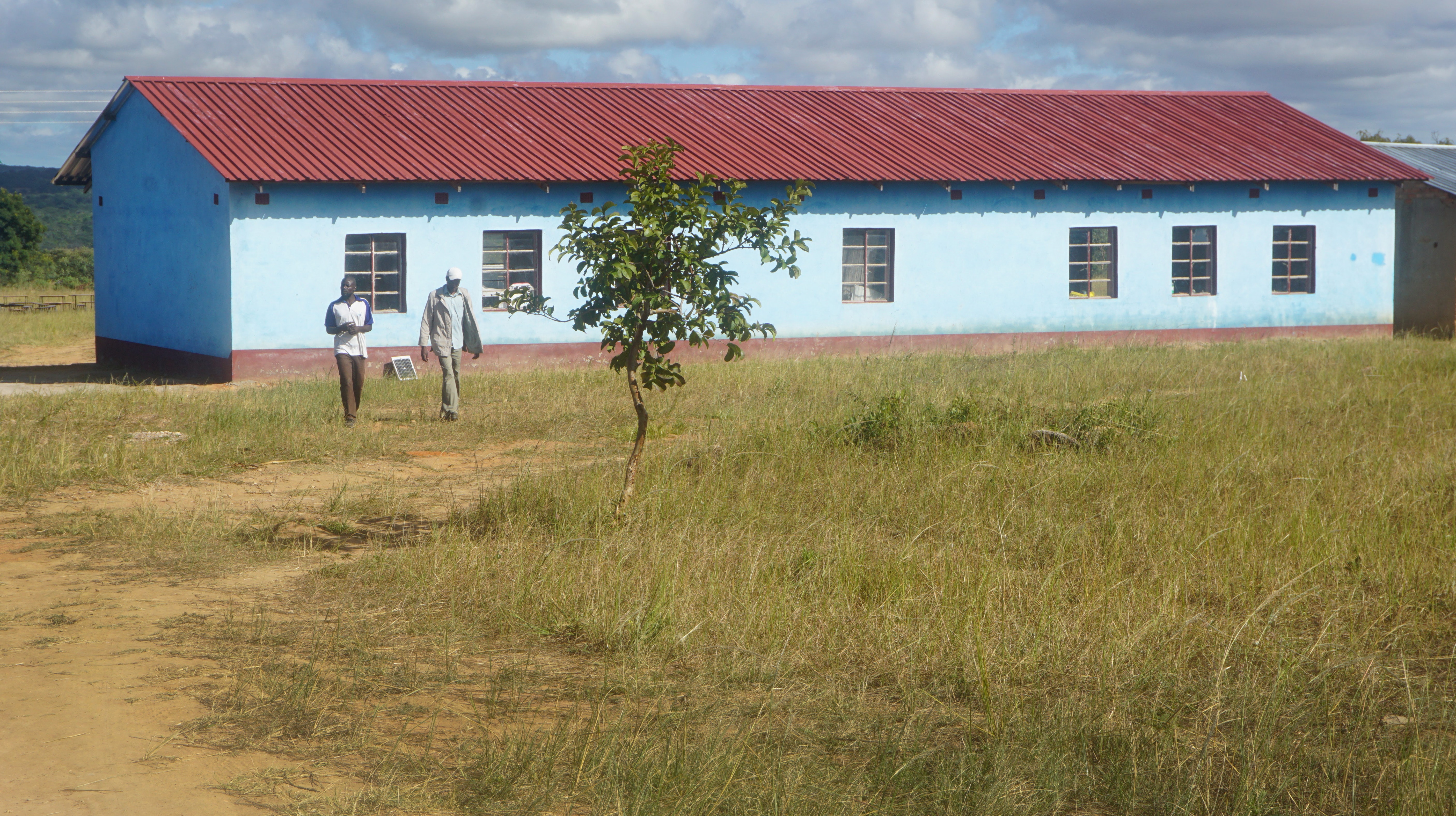 View of new construction at Ngundu Primary School in Buhera, Zimbabwe.  The school, which was on the verge of closing, now has five new classrooms, teachers’ quarters and offices. Photo by Kudzai Chingwe, UMNS.