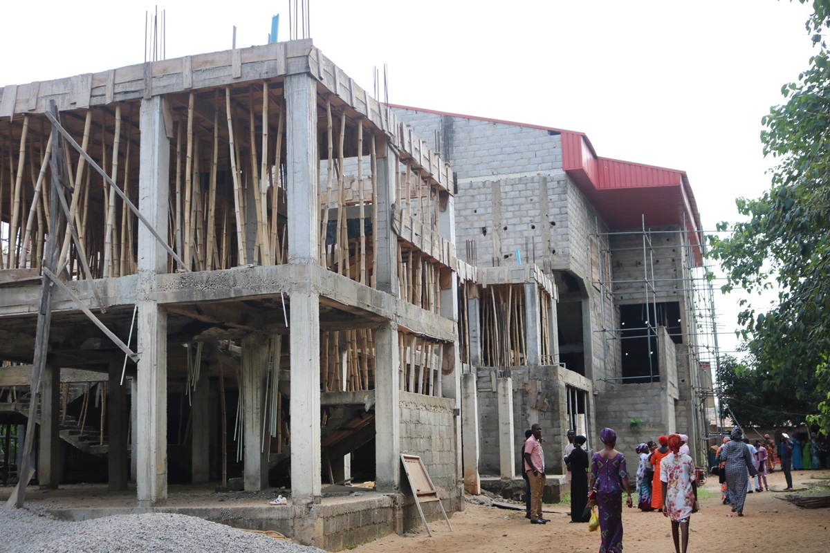 Abuja Area 1 United Methodist Church in Abuja, Nigeria, was started 10 years ago and is still under construction. Photo by E Julu Swen, UM News. 