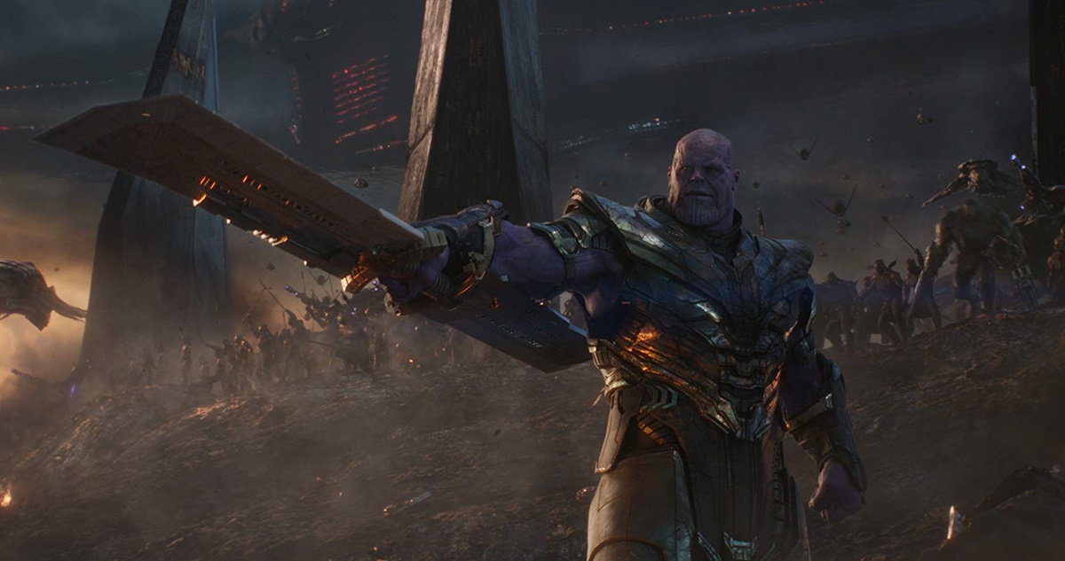 Thanos, a prominent villain in Marvel comic books who was featured in several theatrical movies, was created by Jim Starlin with help from his roommate Mike Friedrich, who wrote the first stories featuring the character. Photo courtesy of Disney Movies.