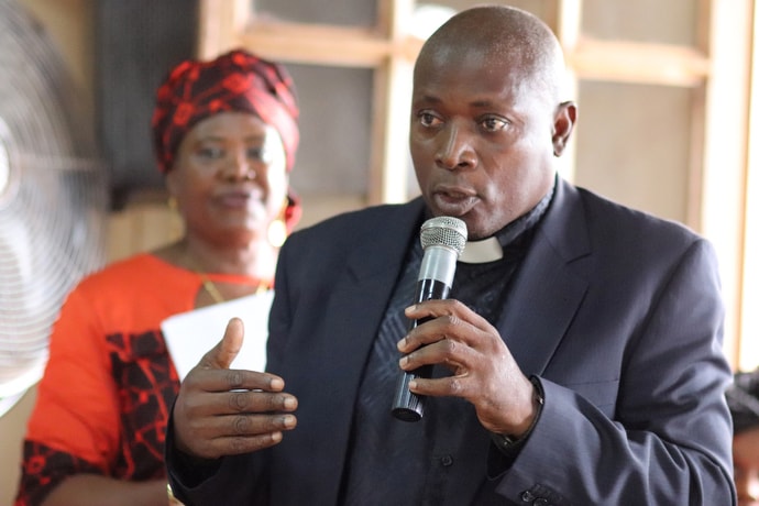The Rev. Andrew Ekoka Molindo is director of United Methodist mission initiatives in Senegal and Cameroon, which include two hectares of cocoa farms and a palm oil plantation. Photo by Isaac Broune, UM News.