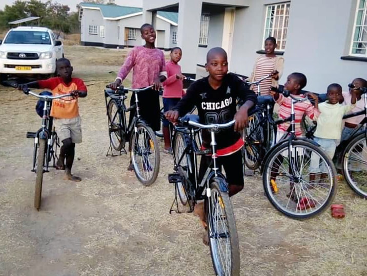 Children at the Nyadire Mission’s Home of Hope orphanage in Mutoko, Zimbabwe, pose with new bikes provided by Dutilh United Methodist Church in Pittsburgh. Photo by Eveline Chikwanah, UM News. 