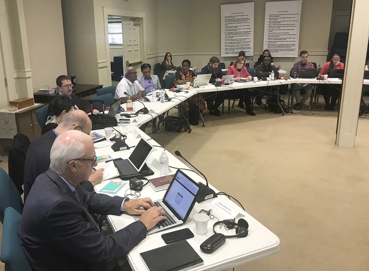 The Commission on General Conference meets in August at First United Methodist Church in Lexington, Ky. Both the denomination’s bishops and finance agency are following up on commission requests. Photo by Diane Degnan, United Methodist Communications.