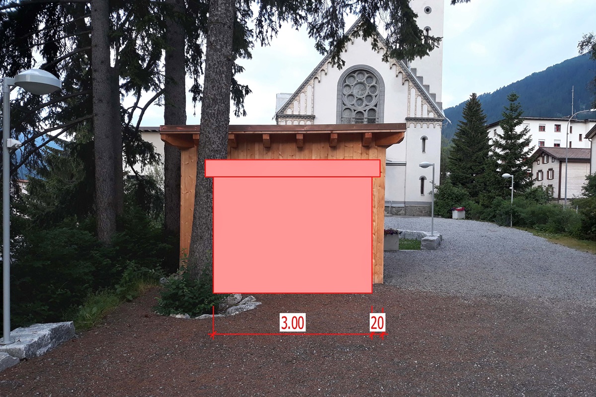 The United Methodist Church in Davos, Switzerland, started offering free food in June 2019 in a joint effort with a local Pentecostal parish to help eliminate food waste. The "Save Our Food" program plans to expand its ministry by installing a refrigerator next to the United Methodist church building, as shown in the illustration. Photo by the Rev. Stefan Pfister.