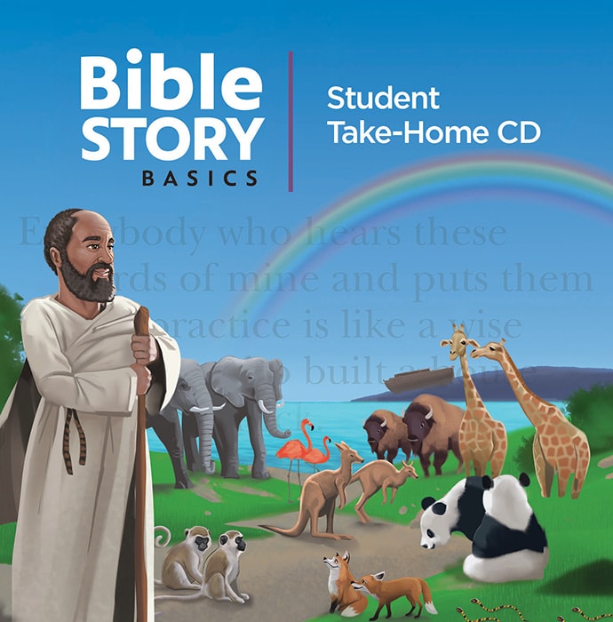 The cover of the lesson plan from the Bible Story Basics curriculum for teaching the story of Noah’s ark. Courtesy of the United Methodist Publishing House.