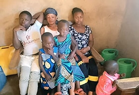 Mummy Muhindo lost her husband, United Methodist evangelist Kazimirif Muhindo, to Ebola. The mother of five said she has had difficulty coping on her own after her husband's death. Photo by Nathanaël Mussa. 