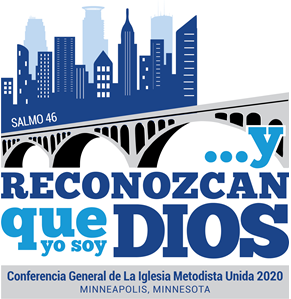 El logotipo oficial de la Conferencia General de 2020 de la IMU. Gráfico cortesía de Comunicaciones Metodistas Unidas.