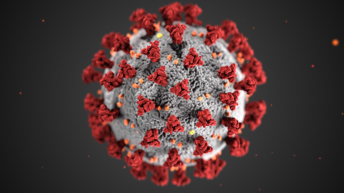 Church leaders say some of the responses to the coronavirus pandemic might help point the way to the future. Virus illustration courtesy of the Centers for Disease Control and Prevention.