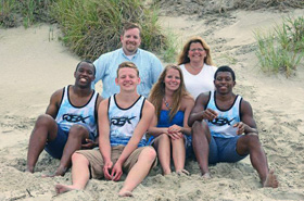 The Revs. Drew Dyson and Diane Dyson with their children (left to right), Timothy, Jeremy, William, and Allison. Photo courtesy of Drew Dyson.