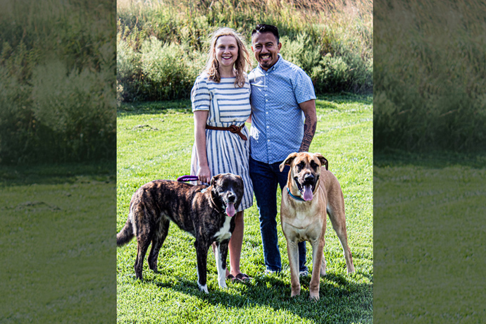 The Rev. Orlando Gallardo Parra (right), pastor of Drexel United Methodist Church in Drexel, Mo., and a DACA recipient, has been married to his wife, Emily, for four years. “DACA has made it possible for me to be ordained in the United Methodist Church (and) to get a job as a pastor.” Photo courtesy of Rev. Gallardo Parra.
