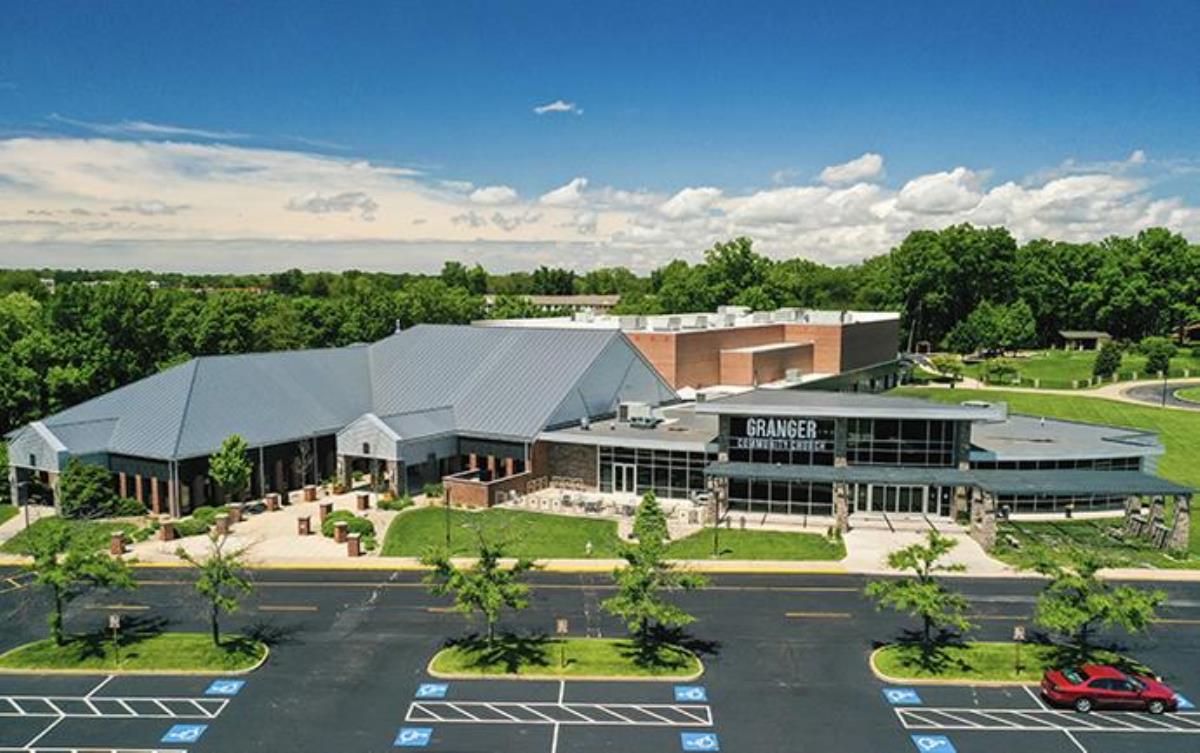 A view of the Granger, Ind., campus of Granger Community Church, which has left The United Methodist Church. It has been one of the denomination’s largest and best-attended churches, but leaders wanted to control who would be the next pastor. Photo courtesy of Granger Community Church.