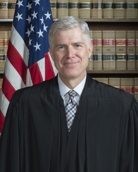 Associate Justice Neil M. Gorsuch. 2017 file photo by Franz Jantzen, Collection of the Supreme Court of the United States