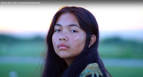 “Know My Truth” shares a young person’s perspective on what it means - and does not mean - to be an indigenous person. Video image courtesy of Alyssa Underwood by UM News.