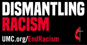 Dismantling Racism logo courtesy of United Methodist Communications