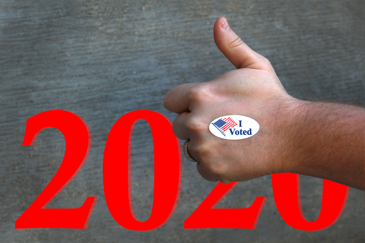 Con la fecha límite para el registro de votantes acercándose rápidamente en muchos estados, el pueblo metodista unido está ayudando a registrar votantes para el 3 de noviembre, Día de las Elecciones en los Estados Unidos. Fotografía de Kathleen Barry, gráfico de Laurens Glass, Noticias MU.