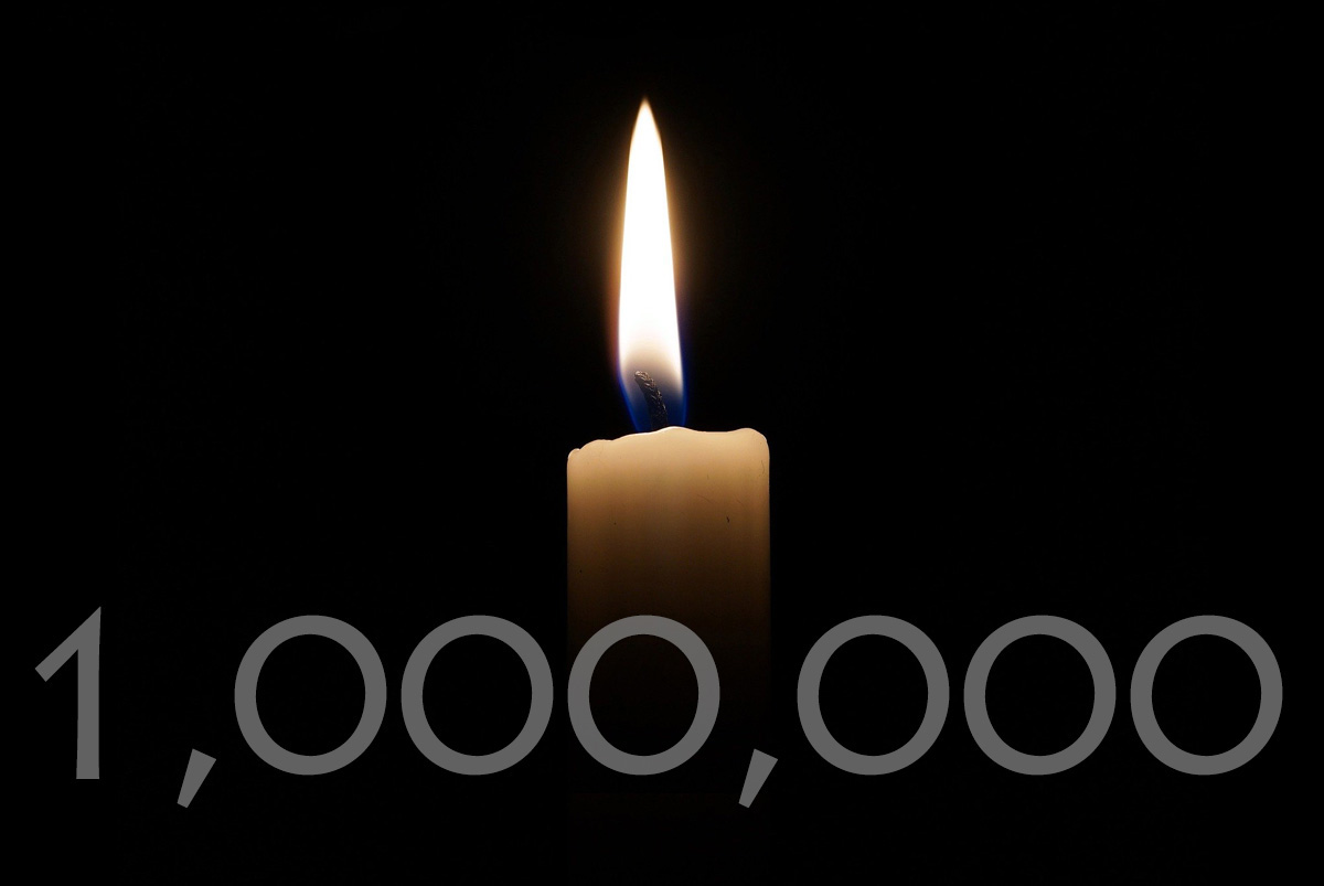 Coronavirus deaths worldwide reached 1 million on Sept. 28. United Methodists are among those who have died and those still fighting the illness. Candle image by Andreas Lischka, courtesy of Pixabay; graphic by Laurens Glass, UM News.