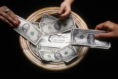 Connectional giving of The United Methodist Church funds ministries of the global denomination like disaster relief and education. Illustration by Mike DuBose, United Methodist Communications. Connectional giving of The United Methodist Church funds ministries of the global denomination like disaster relief and education. Illustration by Mike DuBose, United Methodist Communications.
