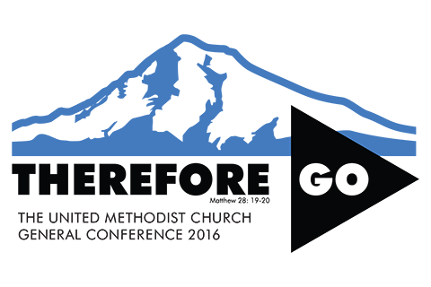 General Conference 2016 logo: Therefore Go