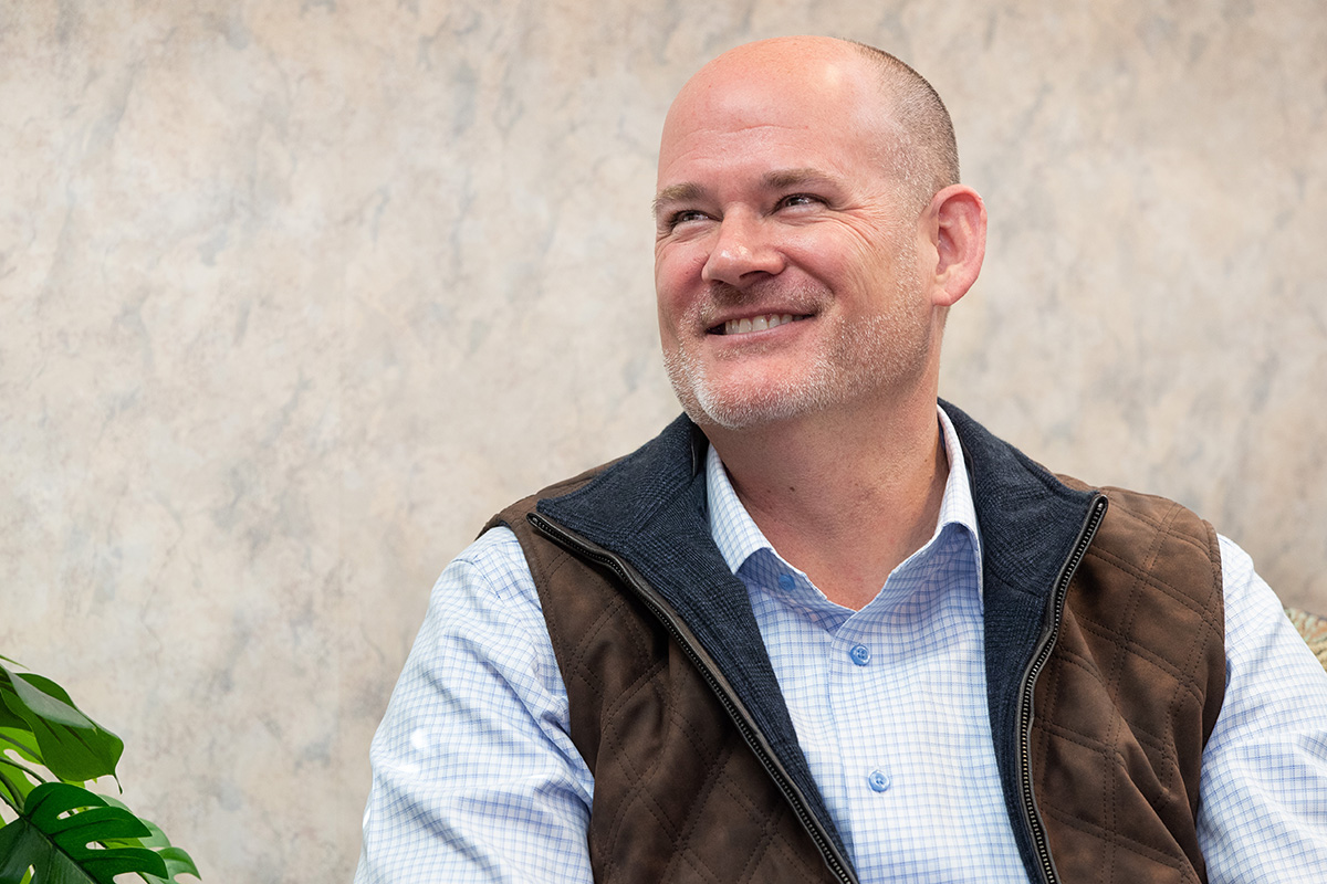 Greg Arnold é o novo alto executivo dos Homens Metodistas Unidos em Nashville, Tennessee. Foto de Mike DuBose, Notícias MU.