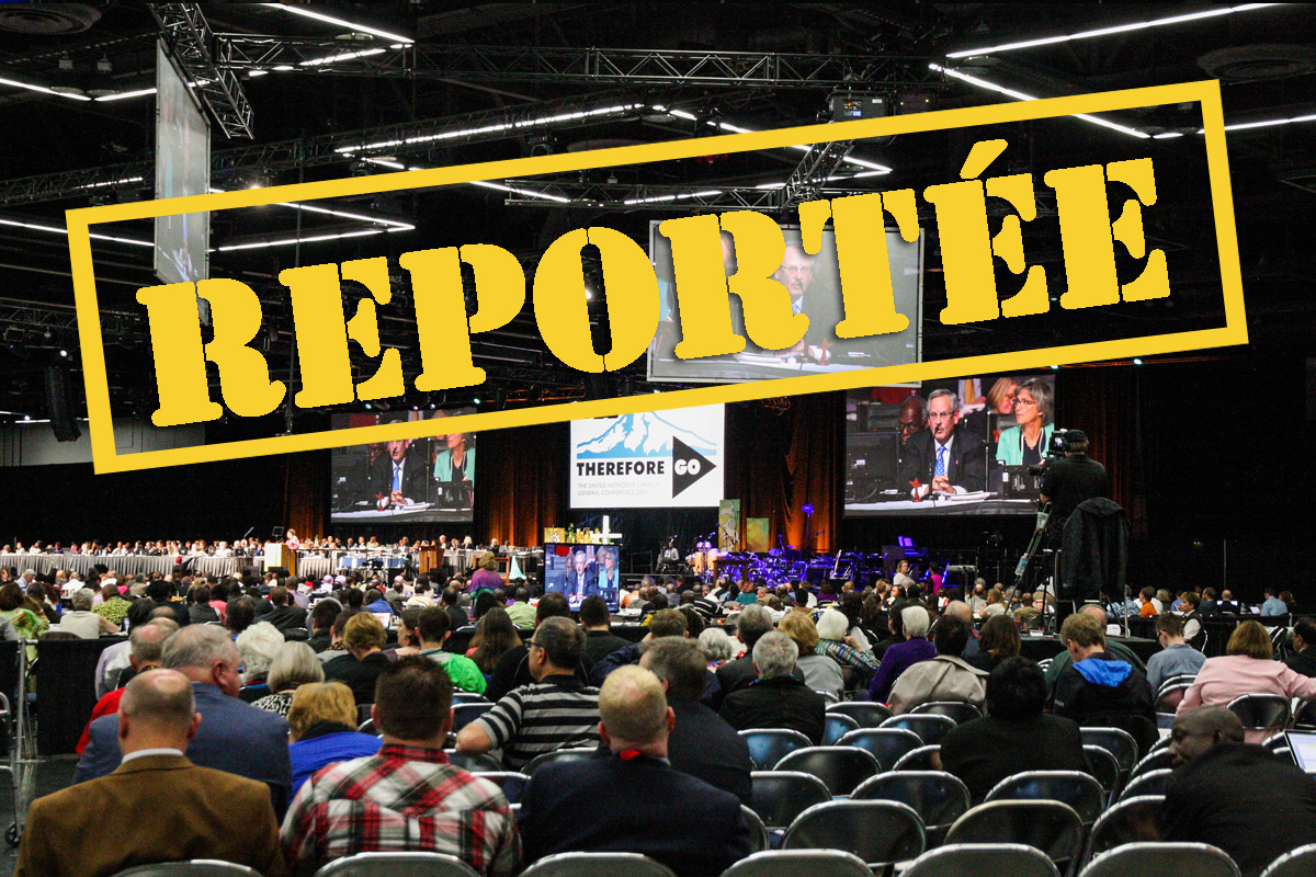 Délégués et visiteurs écoutent le débat sur les pétitions lors de la Conférence Générale de 2016 à Portland, Ore. Le troisième report de la Conférence Générale de 2020 à 2024 a provoqué de vives réactions dans toute l’Église Méthodiste Unie. Dans le même temps, une dénomination dissidente se prépare à être lancée. Photo d’archives de Maile Bradfield, UM News.