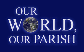 “Our World, Our Parish” is a series of commentaries for UM News. UM News is the official news agency of The United Methodist Church. Graphic by UM News.