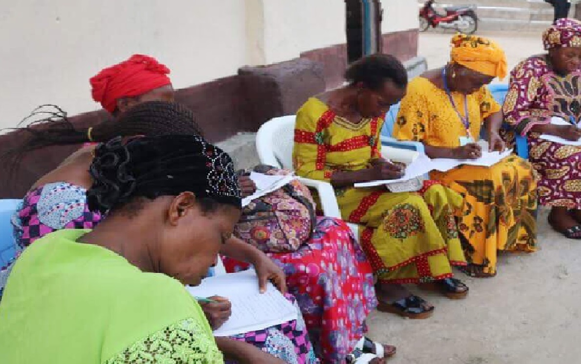 Female pastors take notes during training at the Oriental and Equator Annual Conference in Kisangani, Congo, in July. Photo by Judith Osongo Yanga, UMNS 