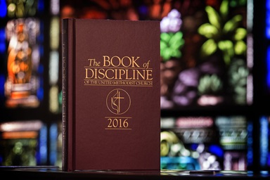 The Book of Discipline contains the rules that guide The United Methodist Church. The Judicial Council — the denomination’s top court — faces multiple questions related to how to interpret Disciplinary provisions about General Conference. Photo by Mike DuBose, UM News. The Book of Discipline contains the rules that guide The United Methodist Church. The Judicial Council — the denomination’s top court — faces multiple questions related to how to interpret Disciplinary provisions about General Conference. Photo by Mike DuBose, UM News.