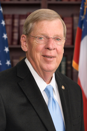 U.S. Sen. Johnny Isakson. Photo by U.S. Senate Photographic Studio-Renee Bouchard courtesy of Wikimedia Commons.