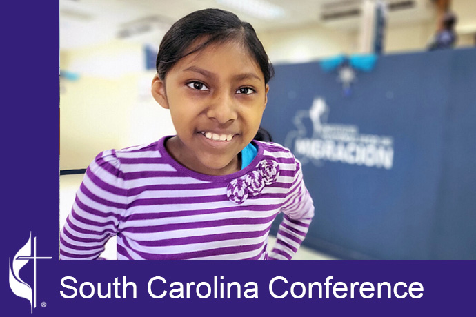 Dulce is living with a rare genetic bone marrow disorder that carries a grim prognosis. A United Methodist medical ministry is arranging to get a bone marrow transplant for the ten-year-old. Photo courtesy of the South Carolina Conference.