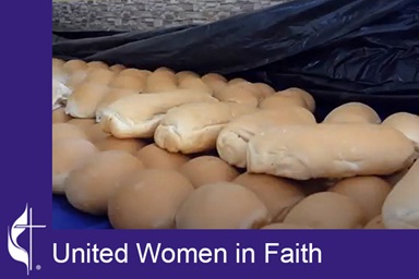 Loaves of bread will help provide financial support for women in Sierra Leone. Screengrab courtesy of United Women in Faith, by UM News.