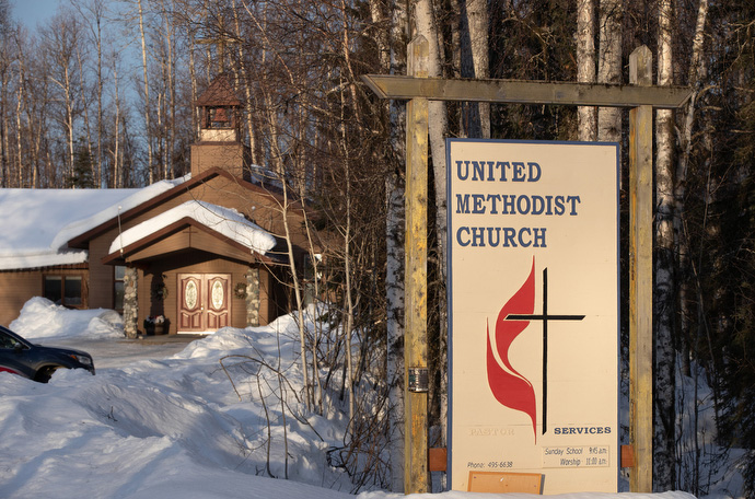 The Willow Food Pantry is a ministry of Willow United Methodist Church in Willow, Alaska. Photo by Mike DuBose, UM News.